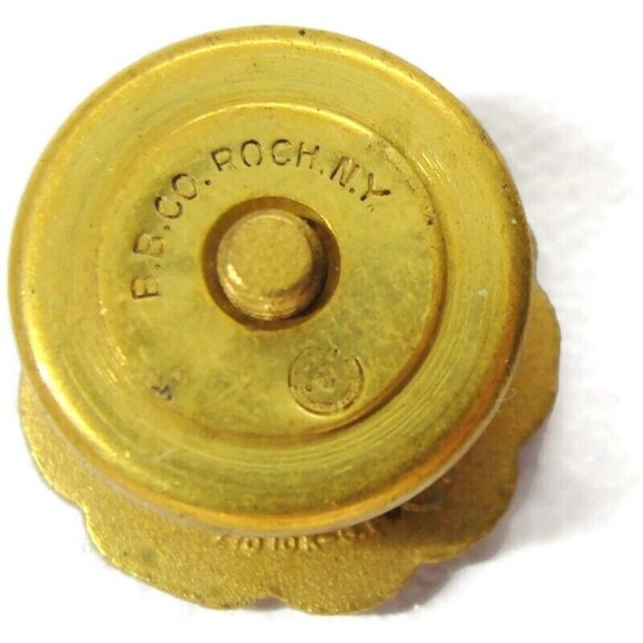 B of RT 10 Years Membership 1/10 10K Tie Tack Gold Filled Neck Tie Lapel Pin - Picture 3 of 7